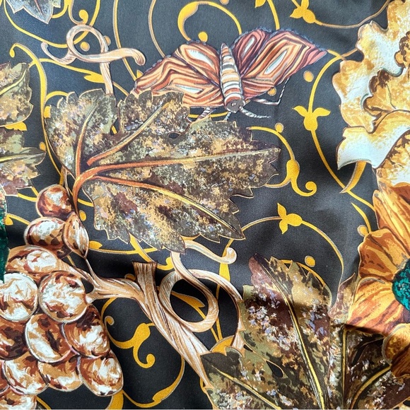 Chanel Floral 100% Silk Scarf - Picture 2 of 4